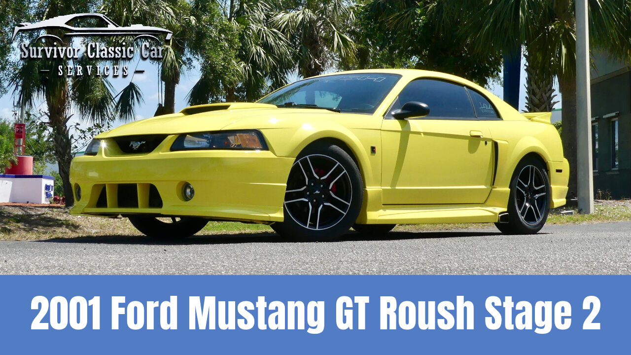 2001 Ford Mustang GT Roush Stage 2! 5-Speed manual. Great color combo! Original toolbox! Clean!