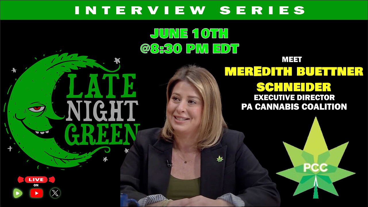 LIVE Tonight: PA Cannabis Exec Meredith Buettner Talks Legalization & What’s Next 🌿🔥