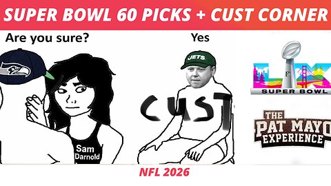 Super Bowl 60 Pick, MVP, 1st TD + NFL Coach Hires | Cust Corner: Low-Calorie Store & Judge CUST