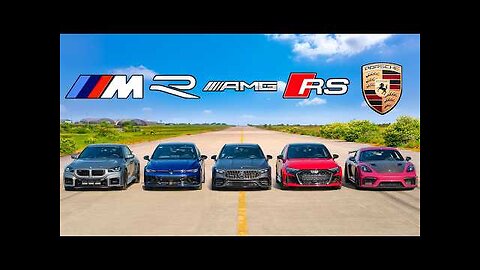 New BMW M2 v GT4 RS v A45 v RS3 v Golf R DRAG RACE