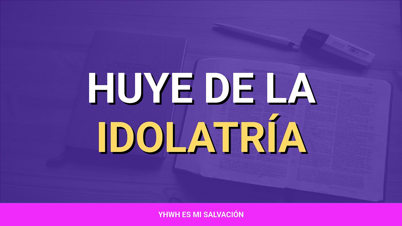 🏃 ️Huye de la idolatría | 1 Corintios 10:1-14