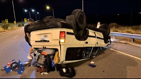 Aussiecams - Moments before disaster driver all over road then this . . . Ellenbrook WA
