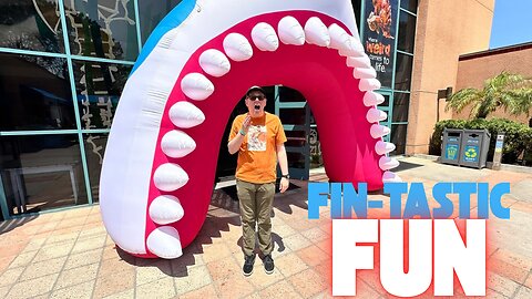 What's inside the Giant Shark Mouth?
