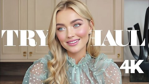 Transparent lingerie try on haul 💦