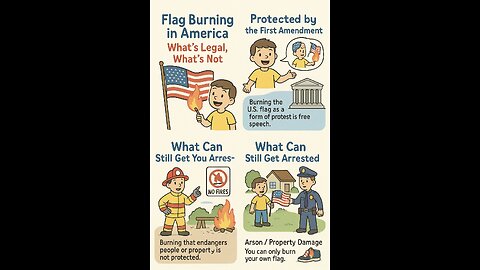 BURNING THE US FLAG. LEGAL OR ILLEGAL?