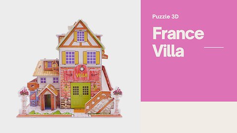 European Style Villa | 3D Puzzle