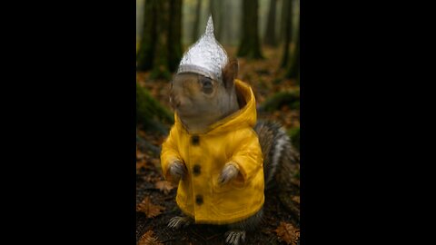 squirrel telling it