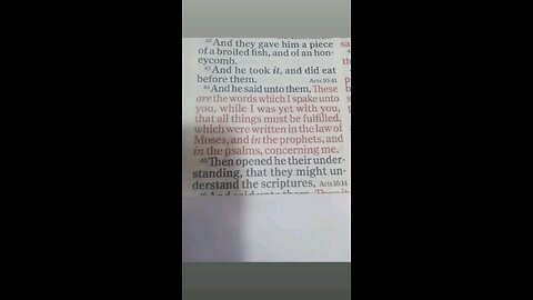 Luke 24:42-45