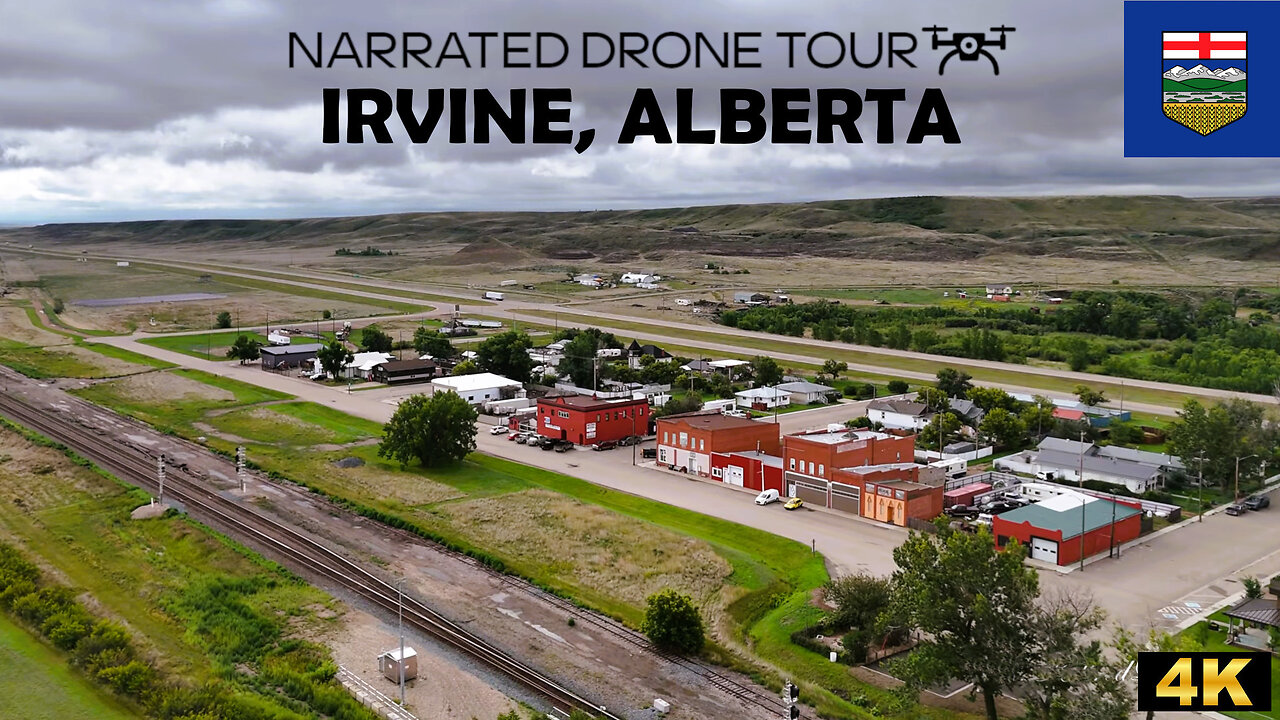 🌾 Irvine, Alberta 🛩️ 4K Drone