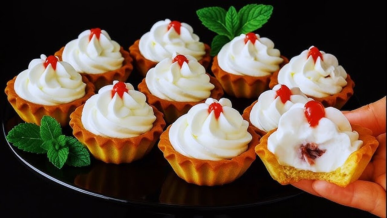 Mini Cream Cheese Tarts | Easy Dessert Tartlets Recipe