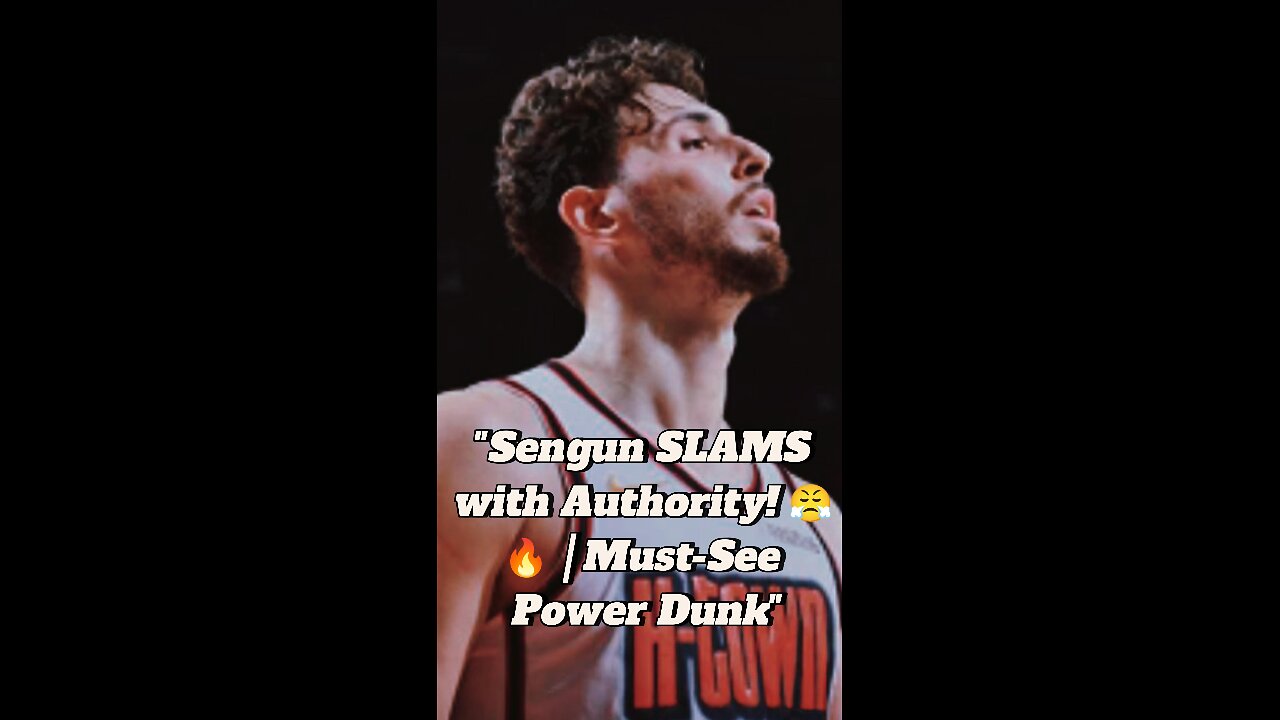 "Sengun SLAMS with Authority! 😤🔥 | Must-See Power Dunk" #shorts #nba