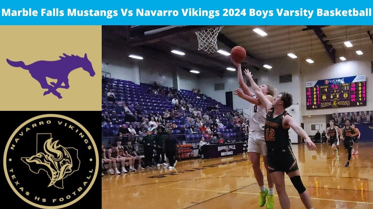 Marble Falls Vs Navarro 2025 Boys Basketball Varsity