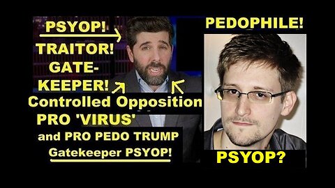 Controlled Opp PRO 'Virus' + Pedo TRUMP Psyop 'The People's Voice' in Plain Sight!