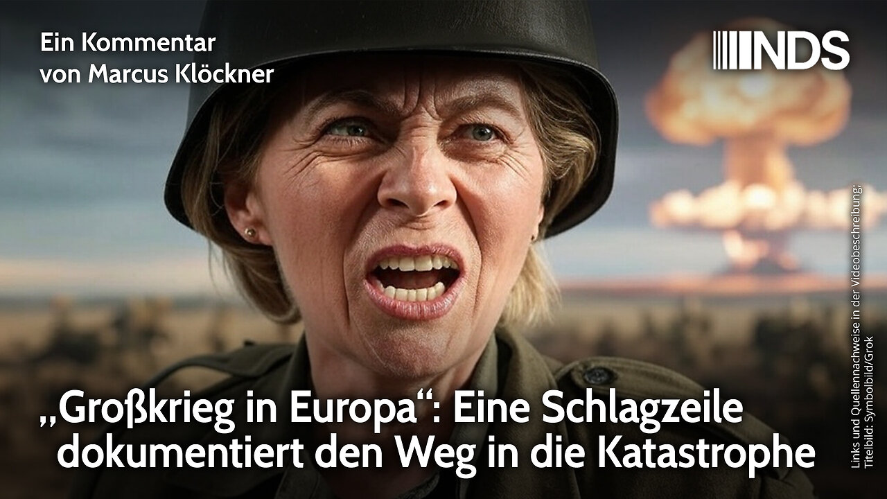 „Großkrieg in Europa“: Eine Schlagzeile dokumentiert den Weg in die Katastrophe | Klöckner | NDS
