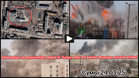 Sumy: Detonation of ammunition depot in the middle of a residential area