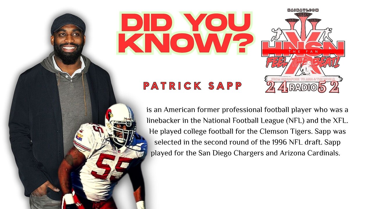 Did You Know Patrick Sapp? #nfl #football