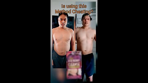 4 Weeks. 5% Less Body Fat. is this method cheating?