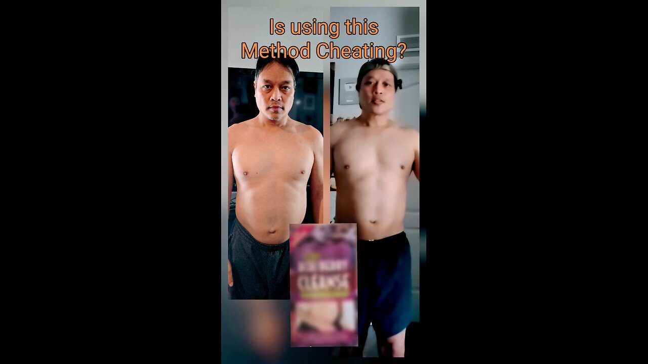 4 Weeks. 5% Less Body Fat. is this method cheating?