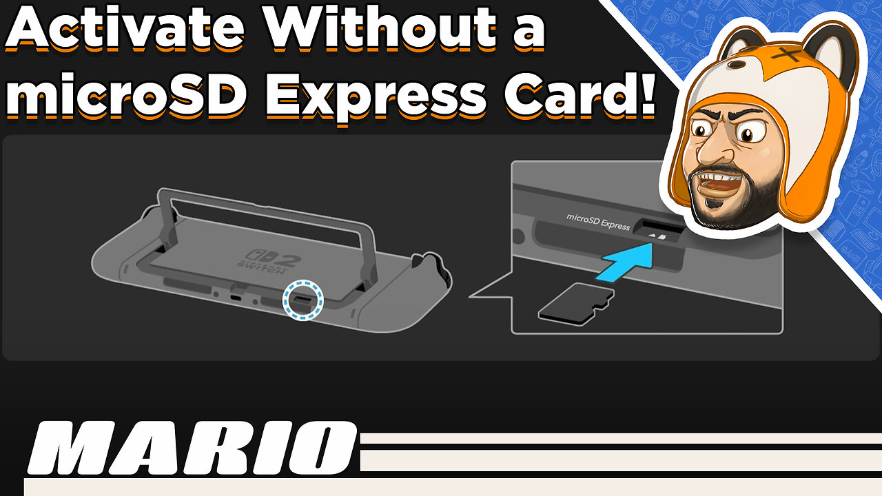 How to Activate the microSD Slot on the Switch 2 Without a microSD Express Card!