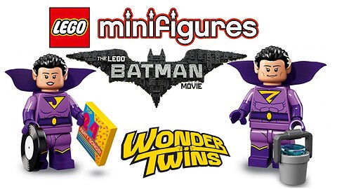 The Lego Batman Movie Minifigures Series 2 Wonder Twins Review