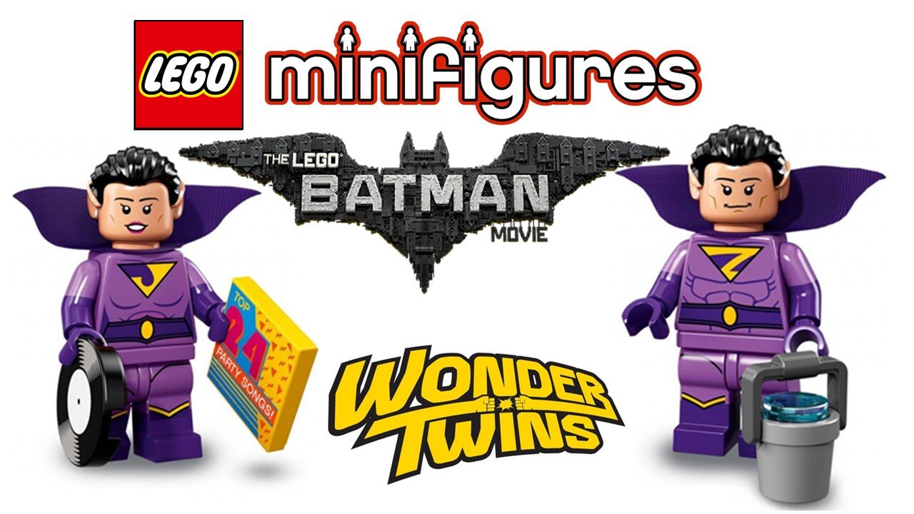 The Lego Batman Movie Minifigures Series 2 Wonder Twins Review