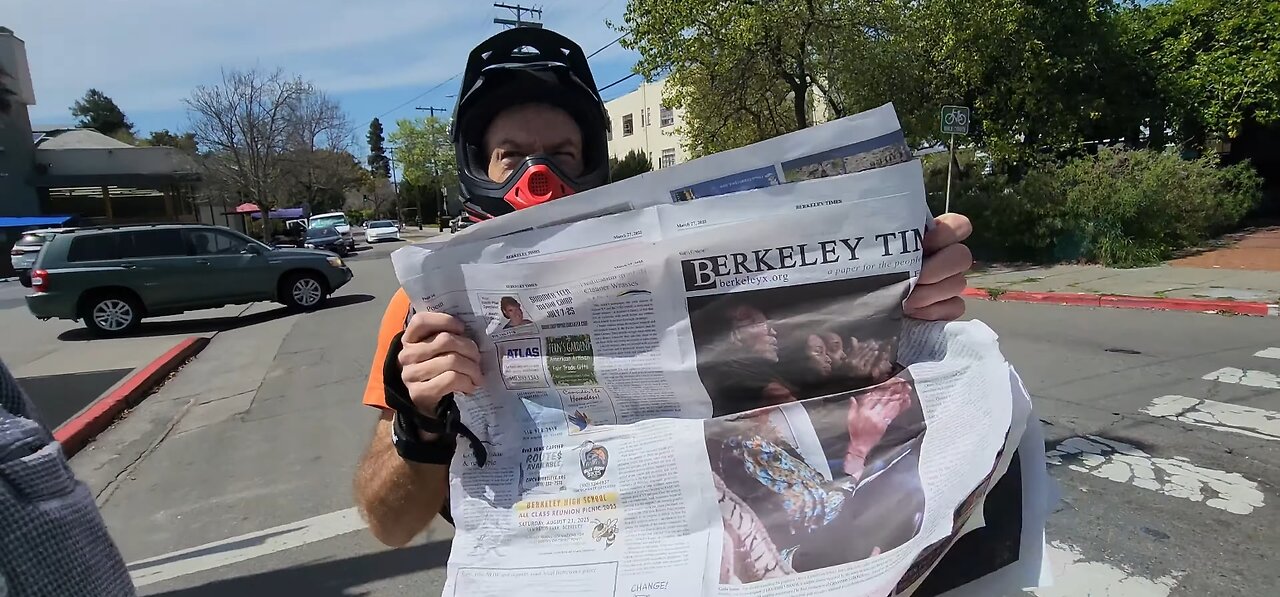 COPS, CROISSANTS AND UNICYCLES! SIGNS OF THE BERKELEY TIMES! GETTING PRESSED AND REDRESSED!