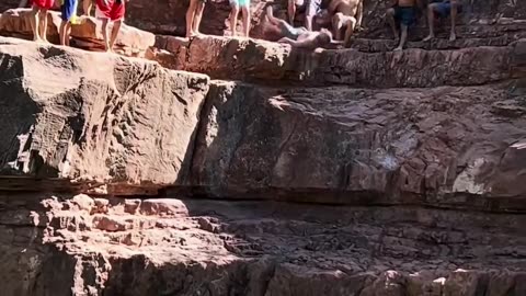 How Did He Survive This Insane Cliff Fall? 😨💦