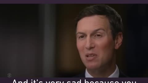Jared Kushner On Gaza - 'It looked almost like a nuclear bomb had been set off in that area'