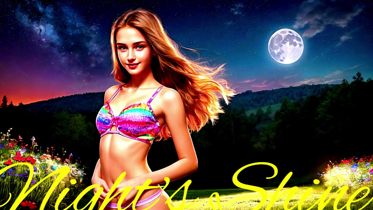 Electronic Music. Song Night's Shine..