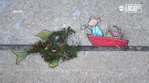 🤯✨ Discover the Artist Behind Whimsical Sidewalk Chalk Masterpieces! | FeedMyCuriosity