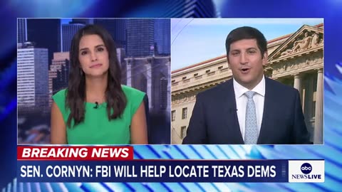 FBI_granted_request_to_locate_fleeing_Texas_House_Democrats,_Sen._Cornyn_says