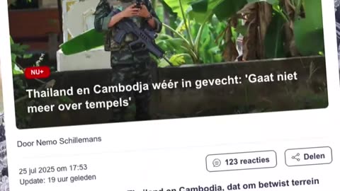 Gevechten tussen Thailand en Cambodja weer opgelaaid