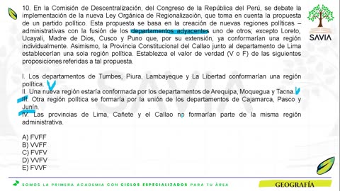 SAVIA REPASO 2025 - 2 | Semana 07 | Geografía