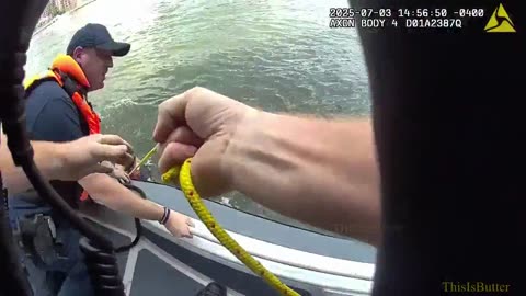 NYPD Officers Rescue Suicidal Woman from East River