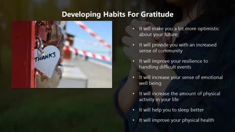 The Attitude of Gratitude - Part Seven