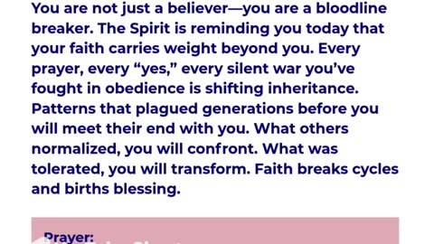 Faith That Breaks Generational Chains
