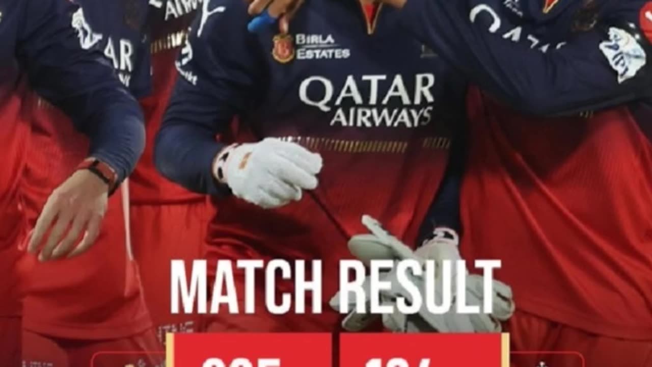 RCB beat RR by 11 runs in the 42nd Match of IPL 25 in Bengaluru. Josh Hazlewood POTM.