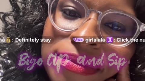 Jessica goes live with a positive message n gags Moet 6/7/25 #bigoclipandsip