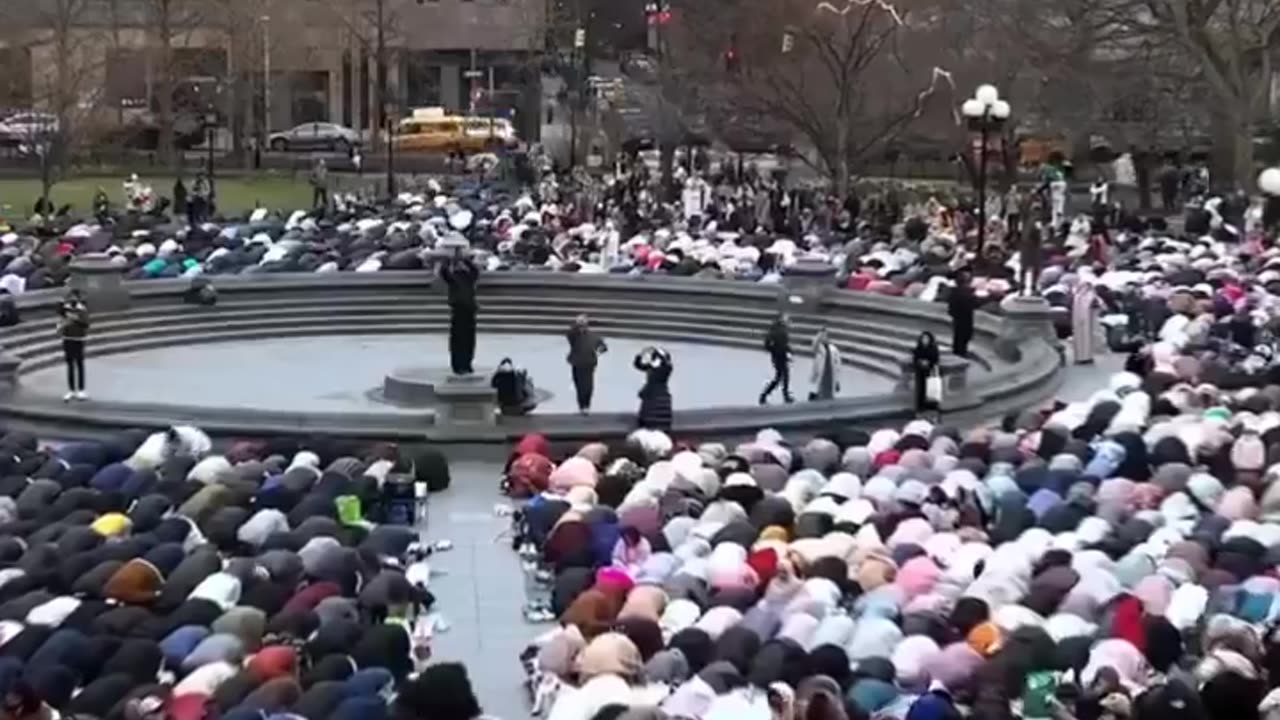 Over 500 Mosques in NY, but they take to the streets to pray in a show of force. This must end.