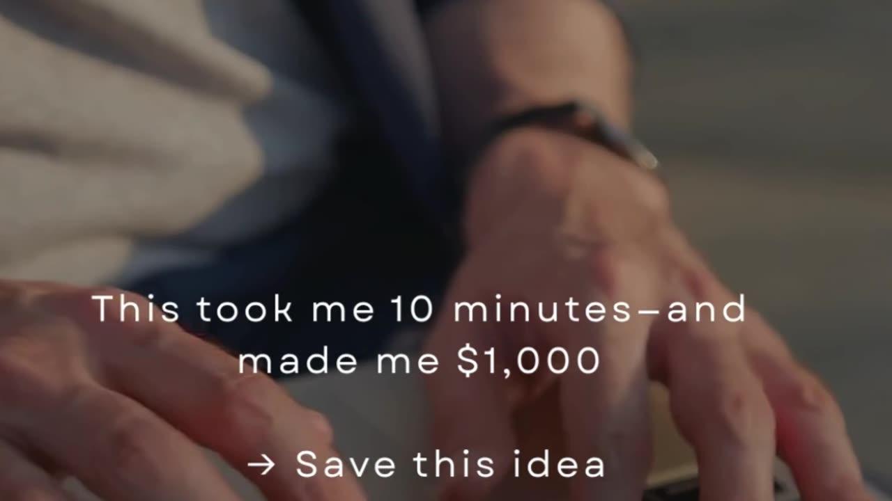 This Took Me 10 Minutes—And Made Me $1,000