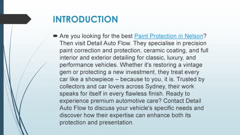 Best Paint Protection in Nelson