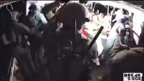 Footage captures the moment Israeli Forces board the Handala Freedom Flotilla