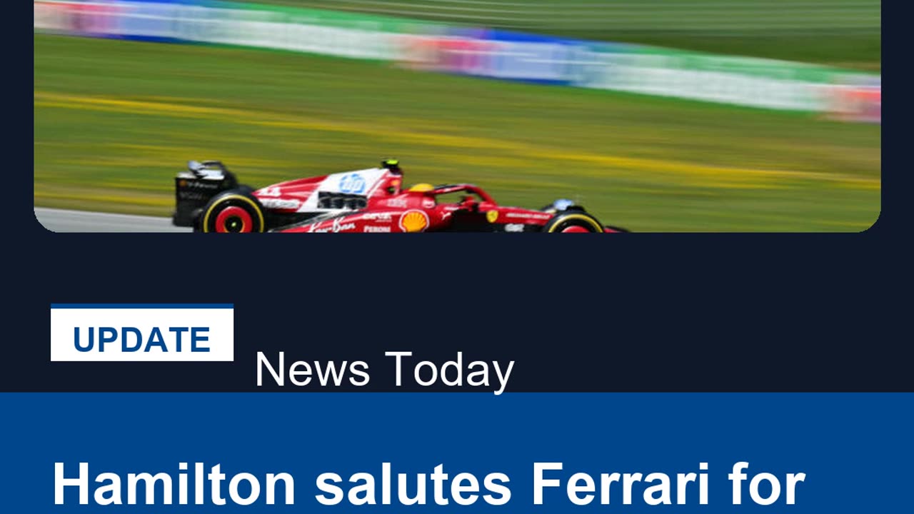 Hamilton salutes Ferrari for 'mega progress' with updates