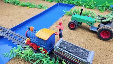 DIY Tractor to Mini Bulldozer Conversion - Build a Concrete Road (Easy Science Project)