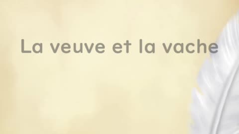 La veuve et la vache - Huhito Fables-Version française Vol.40