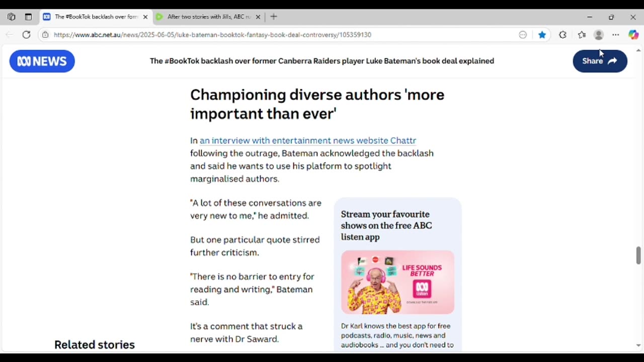 ABC story on writerly Luke is comms about local Luciferians being brought to book