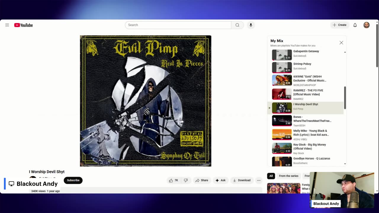 08/24/25 Blackout Andy VOD: "Chill stream Free TTS"