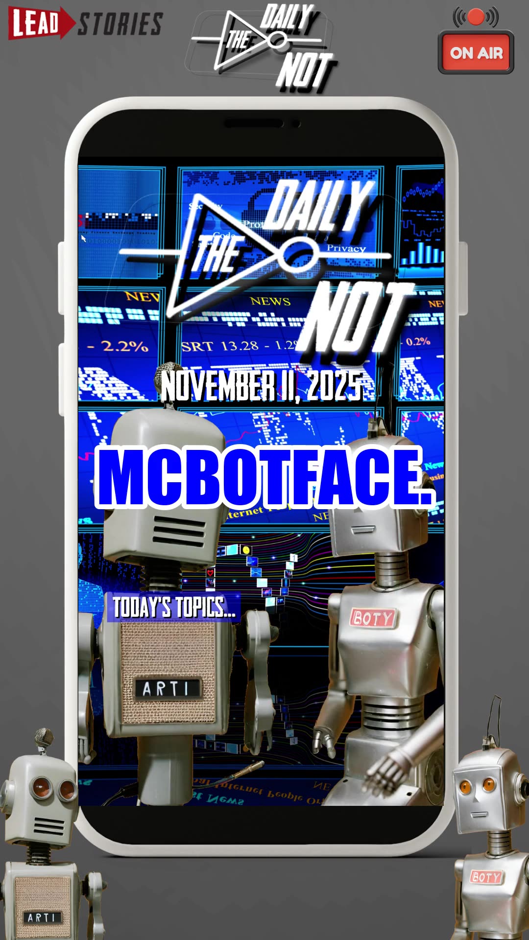 The Daily NOT - A show about what didnt happen today. Episode 579.