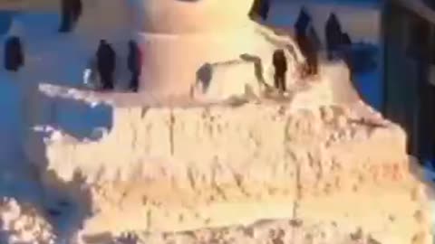 big snowman