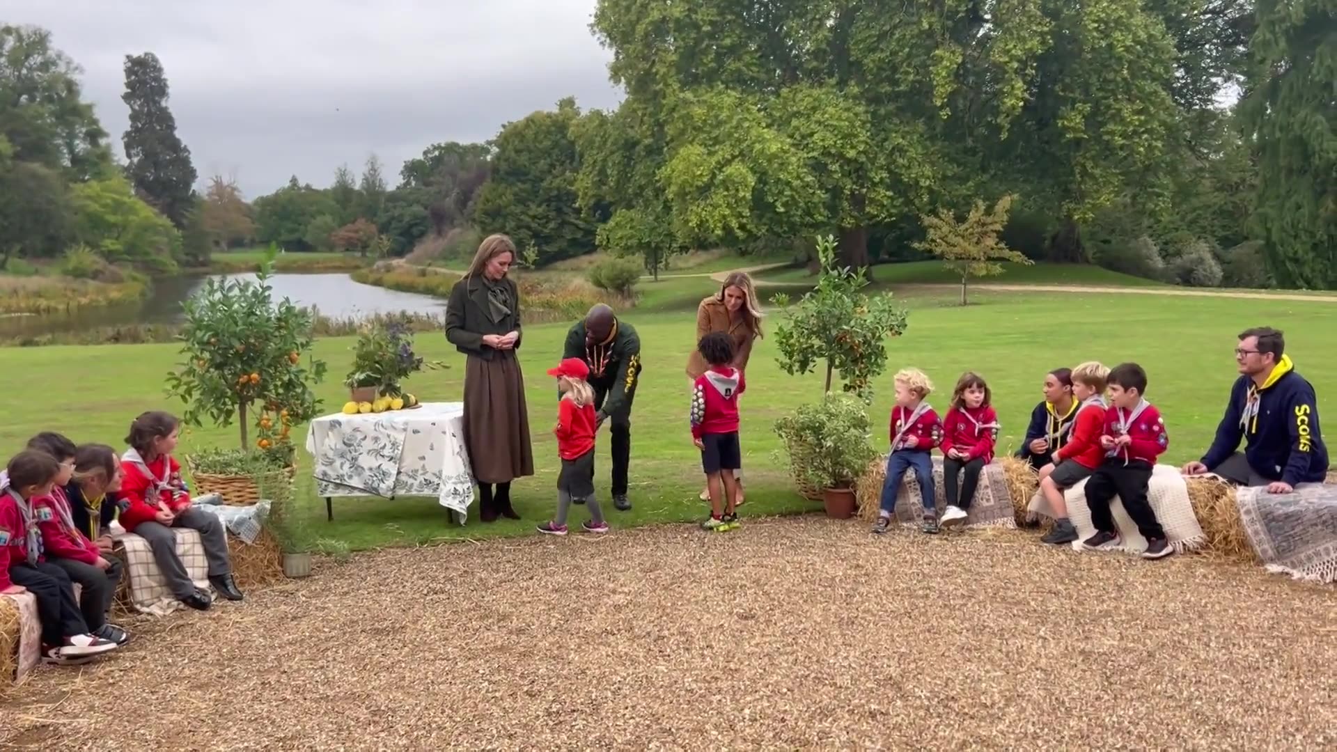 Kate Middleton and Melania Trump coordinate in suede for historic first outing